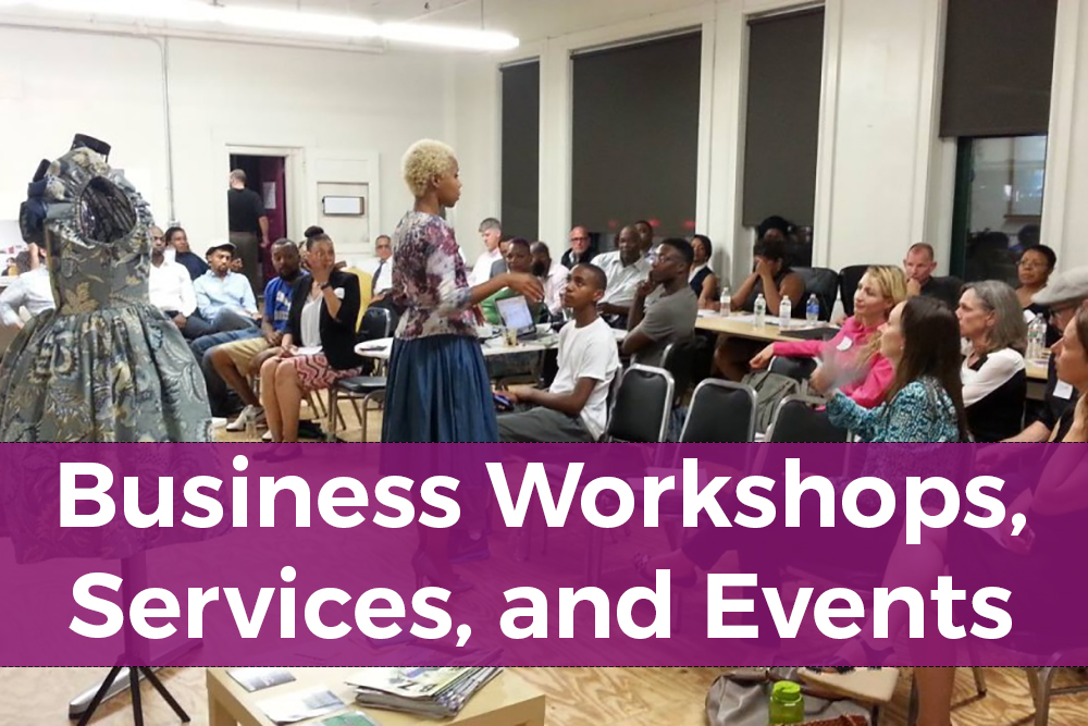 Business workshops, services and events